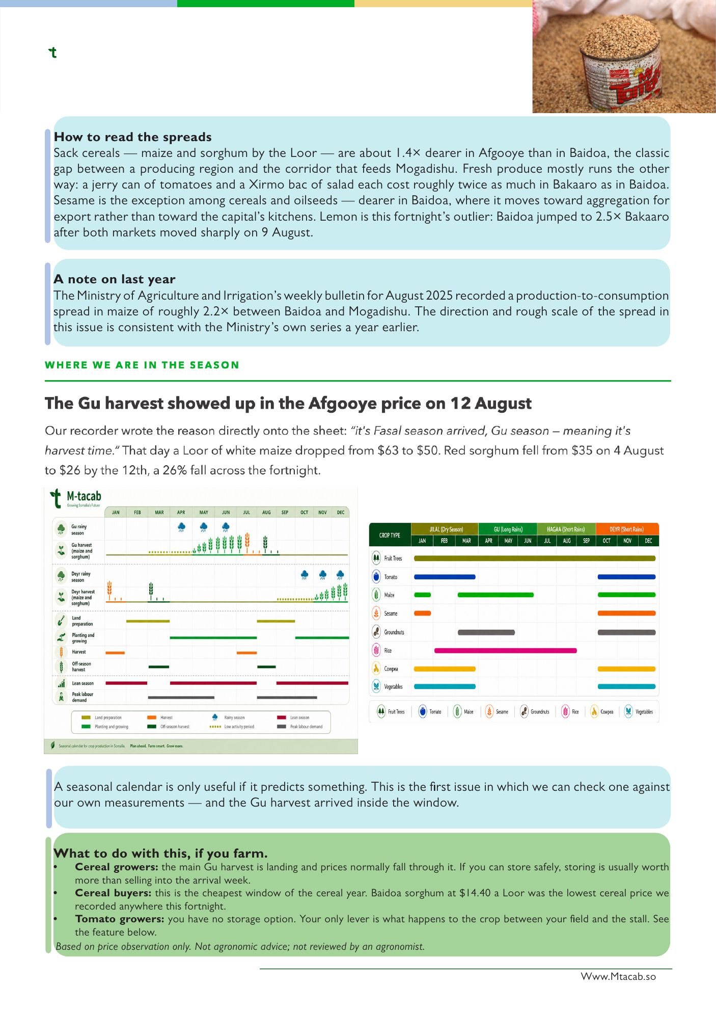 Suuq Bulletin Issue 01, page 5