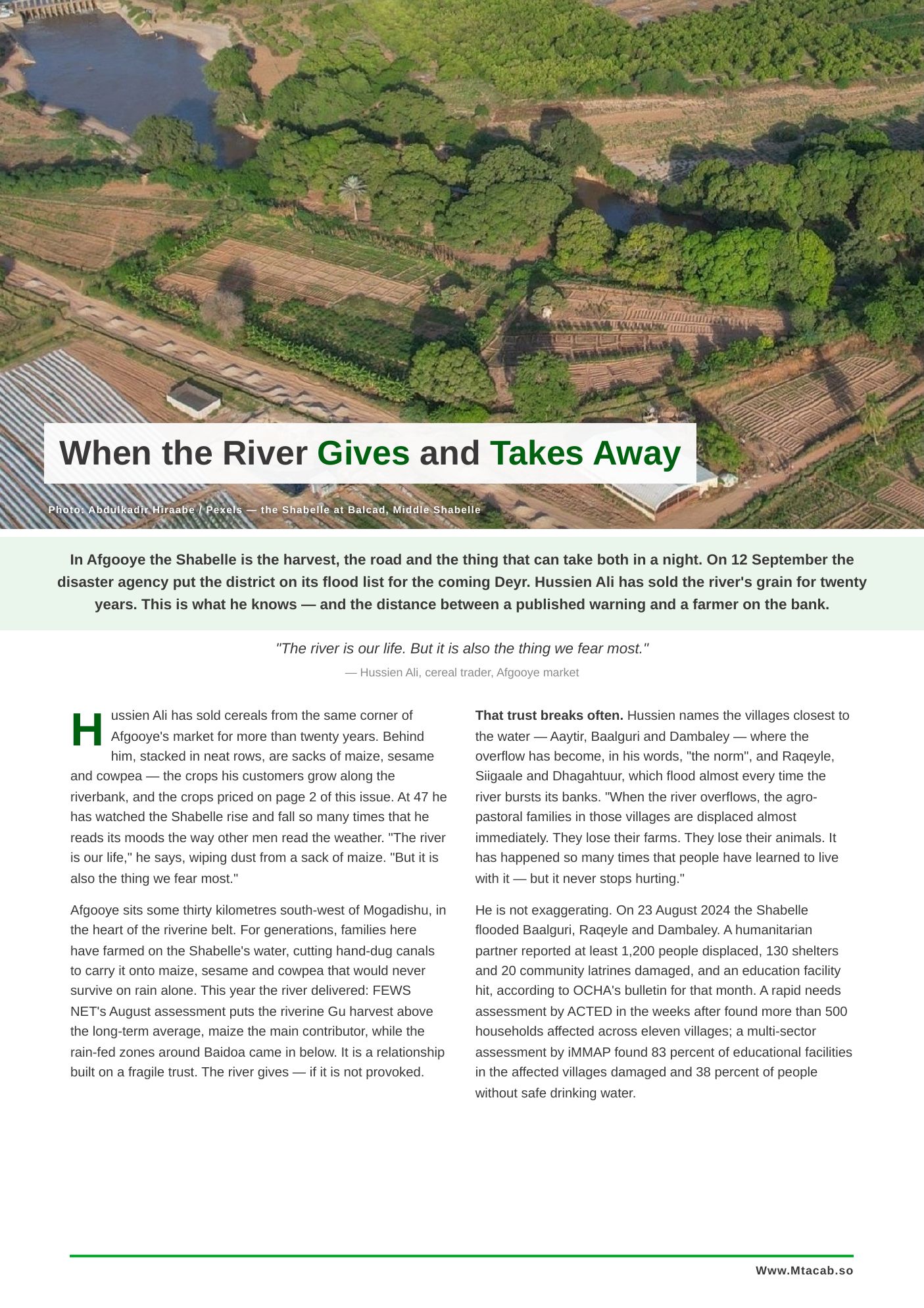 Suuq Bulletin Issue 03, page 7