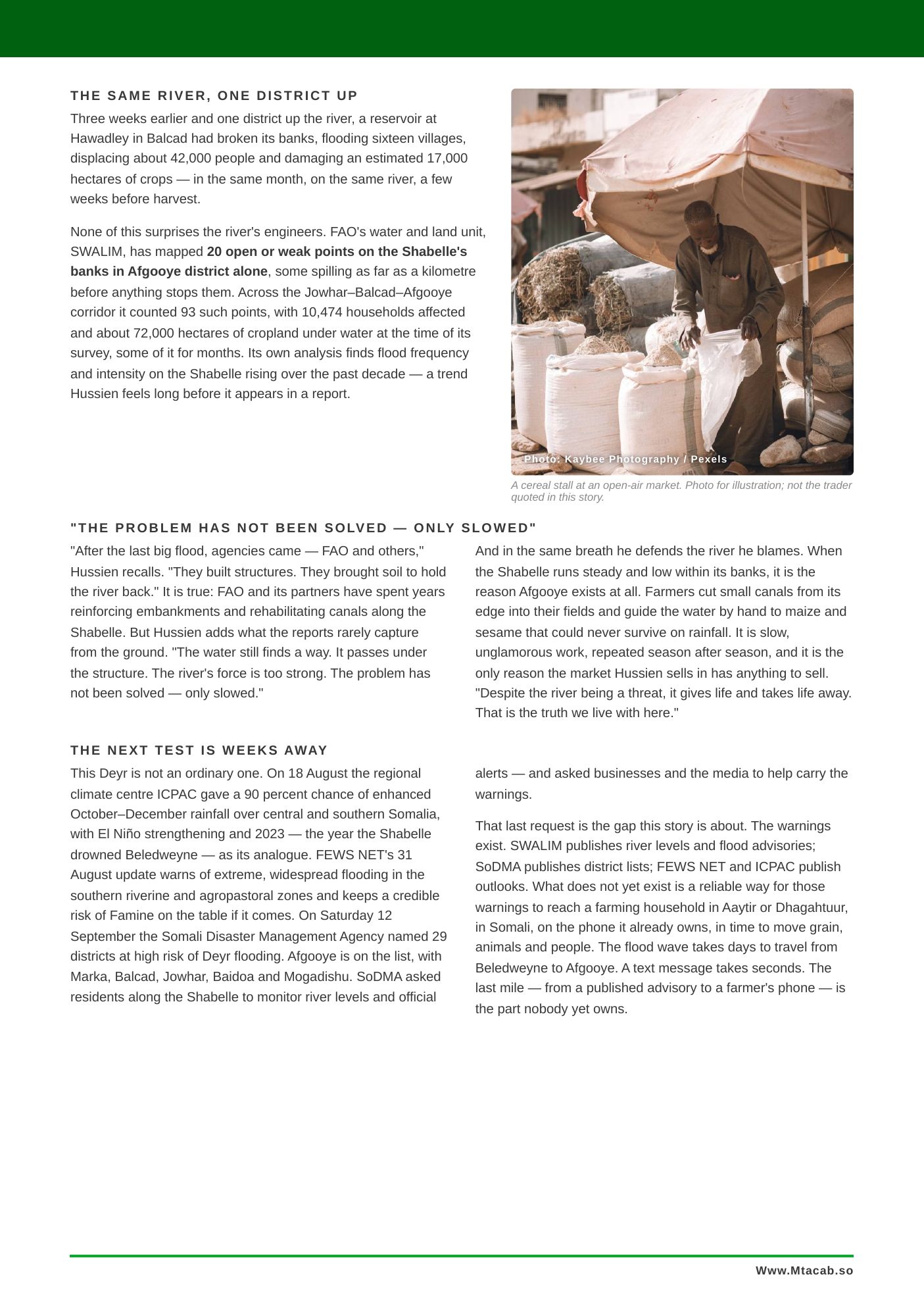 Suuq Bulletin Issue 03, page 8