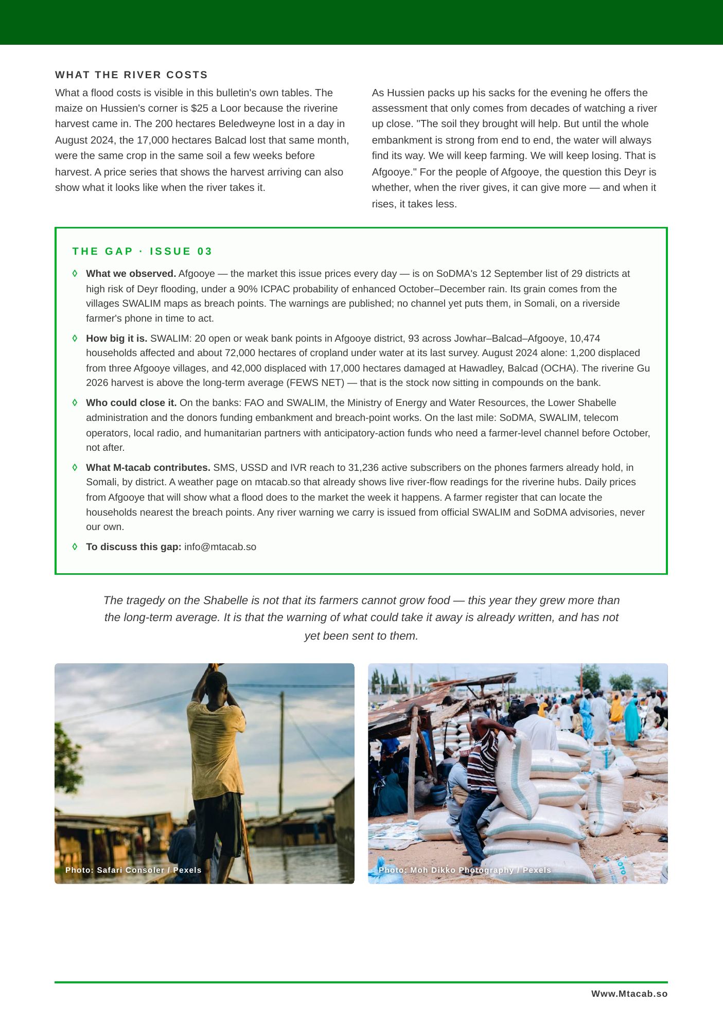 Suuq Bulletin Issue 03, page 9